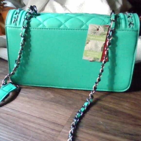 Teal Green Badgley Mischka Crossbody bag - Picture 2 of 3